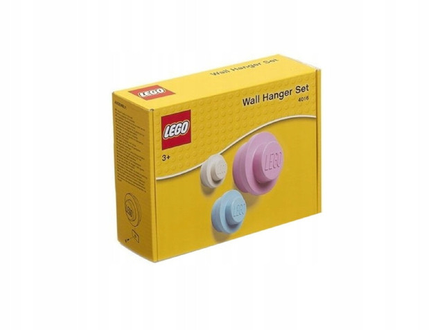 Wieszaki Ścienne LEGO Klocki Wielokolorowe – Zestaw
