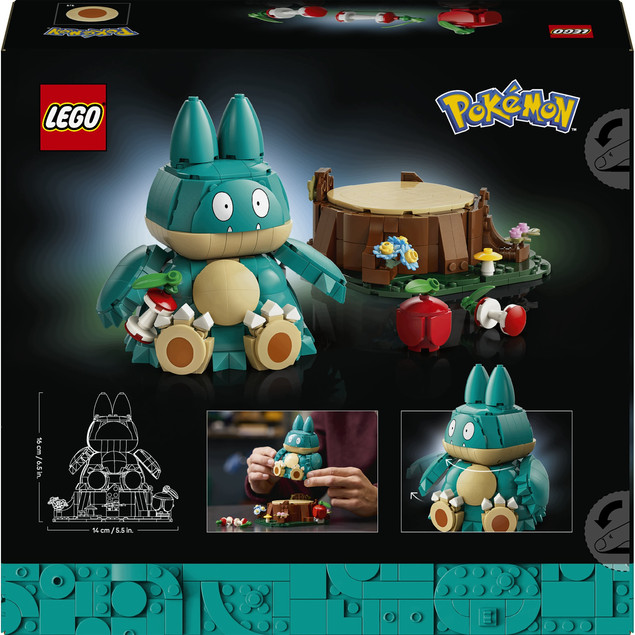 LEGO Pokémon 72150 Munchlax – Model kolekcjonerski 757 elementów, 18+
