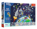 Puzzle Trefl 100 elementów: Rodzina Treflików w Kosmosie - Treflinka (1/6)