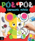 Kolorowanka Malucha z Myszką "Pół i Pół" Agnieszka Bator Symetria + Naklejki Aksjomat
