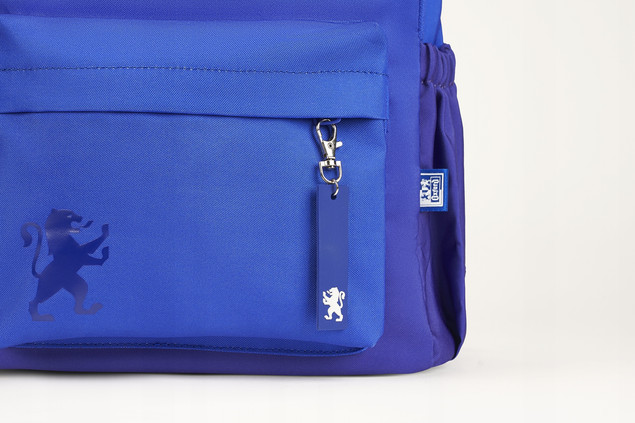 Plecak Szkolny Oxford Gradient Niebieski 25l Wielokomorowy z Organizerem
