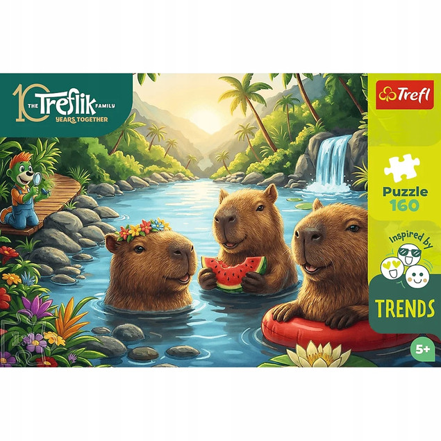 Trefl Puzzle Rodzina Treflików Kapibara 160 el. Inspired By Trends