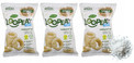 Chrupki z Gryki z Dodatkiem SOLI MORSKIEJ Loopea's 42g x3