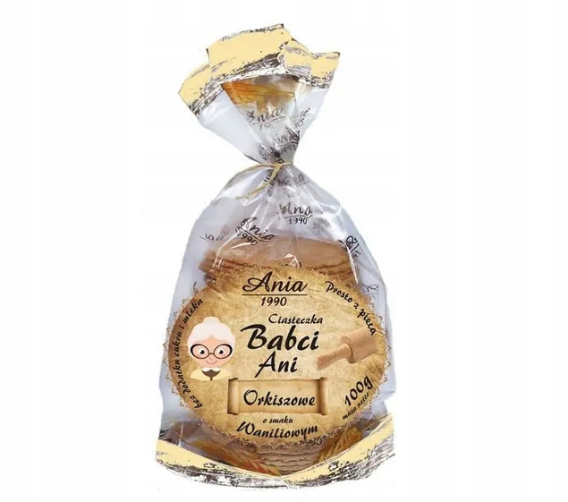 Ciasteczka Orkiszowe Waniliowe Babci Ani - Bio Ania 100g
