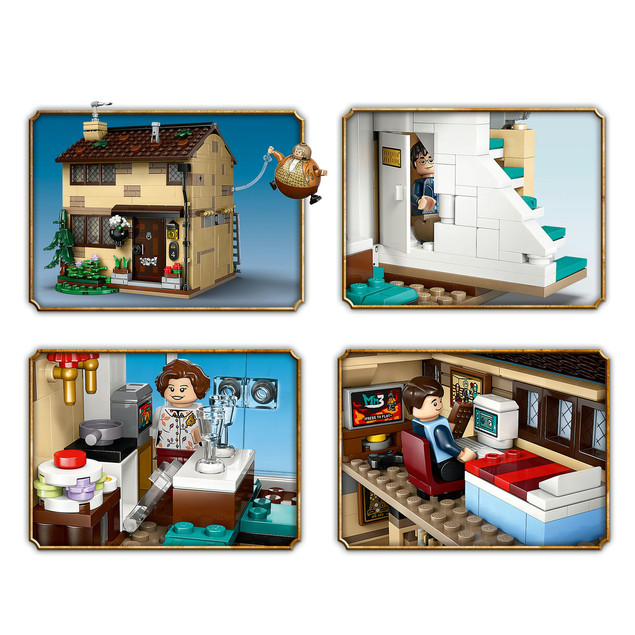 Zestaw LEGO Harry Potter 76451 Privet Drive: Wizyta Ciotki Marge 8+
