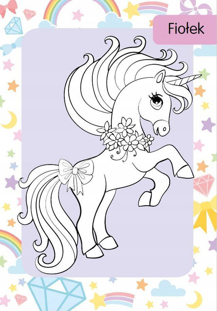 Kolorowanka z tatuażami. Jednorożce