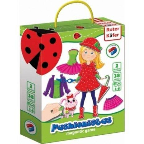 Gra Magnetyczna Fashionistas Roter Kafer dla Dzieci | Zestaw do Ubierania Lalek