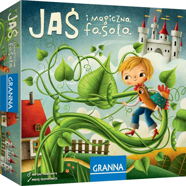 Gra Planszowa Jaś i Magiczna Fasola Granna - Przygodowa Gra Rodzinna