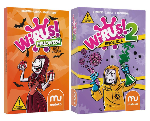 Dodatki do gry Wirus! 2: Ewolucja + Halloween – Muduko