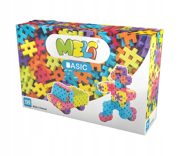 Klocki Wafle Basic 150 el. – Meli