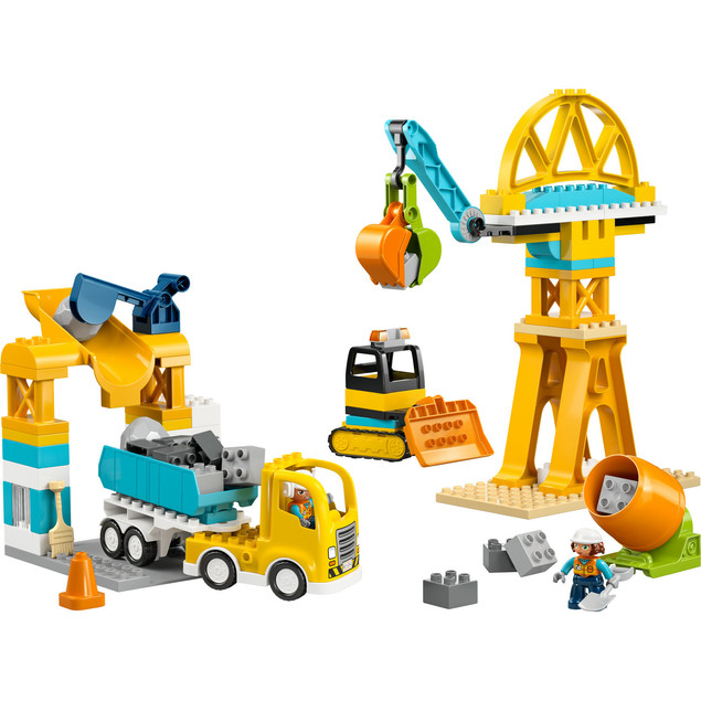 LEGO DUPLO 10476 Plac budowy i pojazdy 3 w 1 – 84 elementy