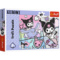 PUZZLE 30 HELLO KITTY Zabawy z Kuromi, układanka dla dzieci +3 lata