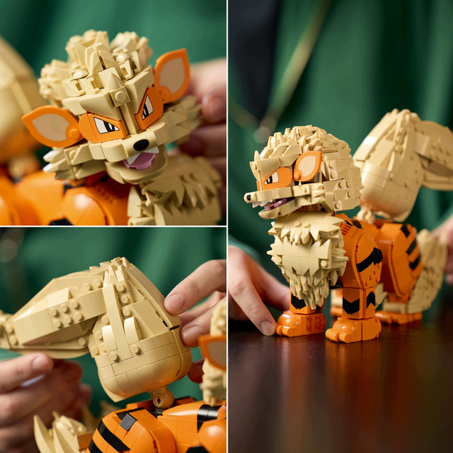 LEGO® Pokémon™ 72160 Arcanine – Kolekcjonerska Figurka dla Dorosłych