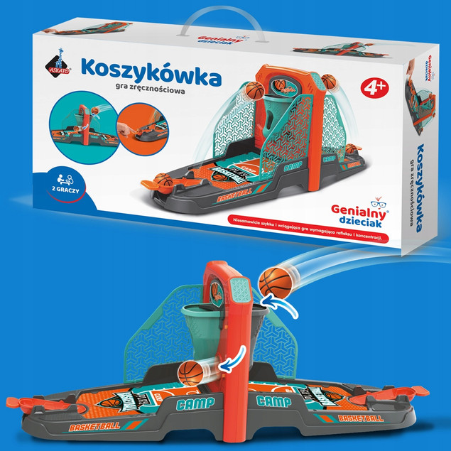 Gra Zręcznościowa Koszykówka Genialny Dzieciak Dynamiczna Rozrywka 4+