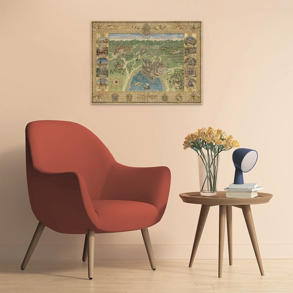 Ravensburger Puzzle 120007203 Harry Potter: mapa Hogwartu 1500 elementów