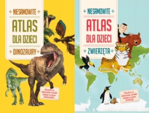 Niesamowity Atlas dla dzieci. Dinozaury Praca zbiorowa