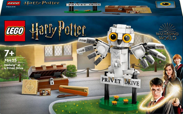 LEGO Harry Potter Hedwiga Z Wizytą Na ul. Privet Drive 4 337el. 7+ 76425