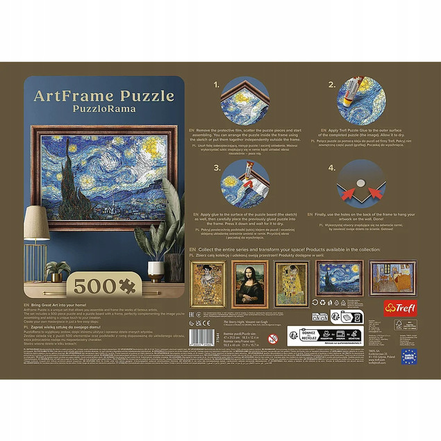 Puzzle Trefl 500 elementów Gwieździsta Noc