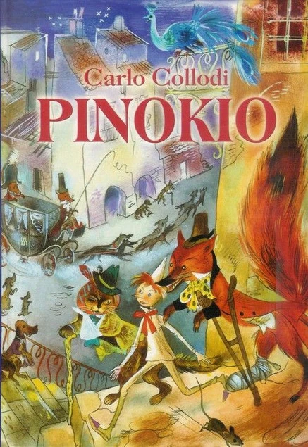 Pinokio Carlo Collodi środek książki