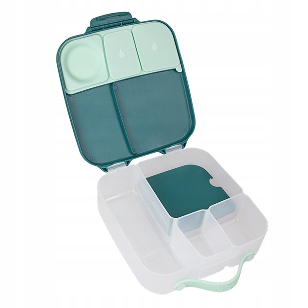Lunchbox Pojemnik Na Śniadanie Do Szkoły EMERALD Śniadaniówka 2l b.box