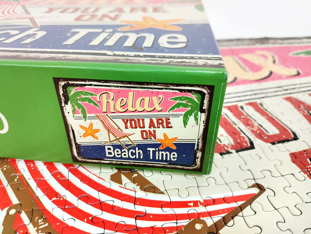 Puzzle Tactic BEACH TIME 1000 elementów, Artystyczne, od 9 lat