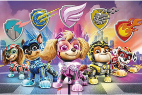 PUZZLE 24 MAXI UKŁADANKA PSI PATROL PAW PIESKI MIGHTY PUPS MOVIE 3+ TREFL