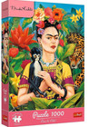 Puzzle Trefl 1000 elementów Frida Kahlo: Portret w Dżungli (12094)