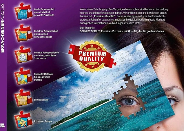 Puzzle Schmidt Spiele Premium Quality 1000: Natacha Einat - Tęsknota za Planetą