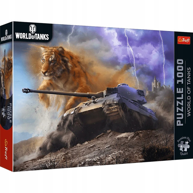Puzzle Trefl 1000 el. World of Tanks: Tiger II (Tygrys II) Czołg