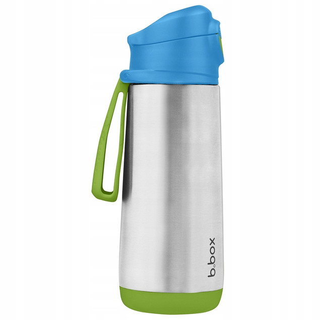 B.box Butelka Termiczna Sportowa z Ustnikiem 500 ml Ocean Breeze Stalowa