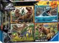 Puzzle 4x100 Jurassic World Bumper Pack Ravensburger Dinozaury