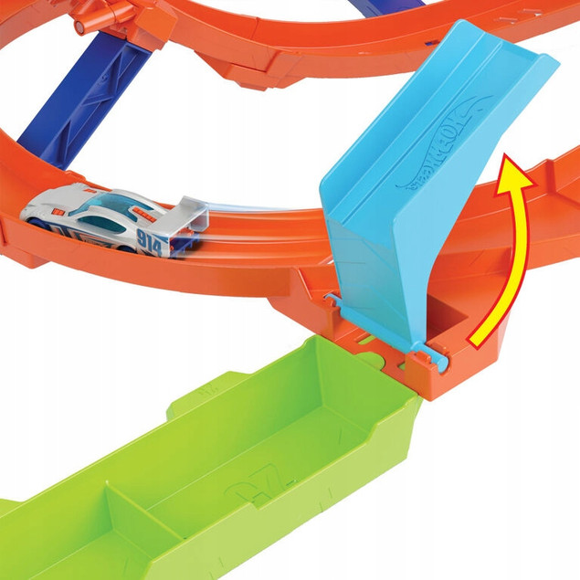Hot Wheels Action Tor Zakręcone Tornado HTK16 z Autkiem