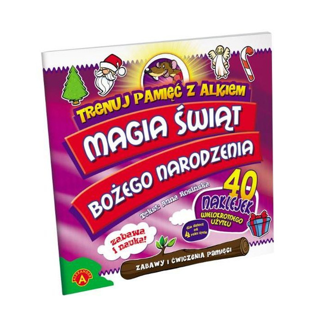 ALEXANDER, ZABAWKA EDUKACYJNA, MAGIA ŚWIĄT BOŻEGO NARODZENIA - TRENUJ PAMIĘĆ Z ALKIEM