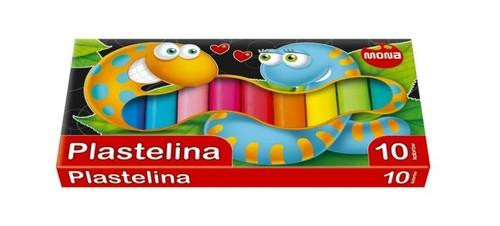 MONA- PLASTELINA 10KOL. 0036