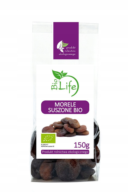 Morele Suszone BIO 150g BioLife