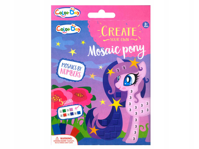 Askato MOZAIKA WYKLEJANKA PO NUMERACH KUCYK PONY Naklejki Piankowe