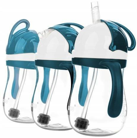 Kubek bidon ze słomką 280ml Akuku 9m+