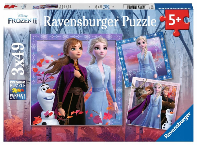 Puzzle Ravensburger 147 elementów Frozen 2 the Journey Starts