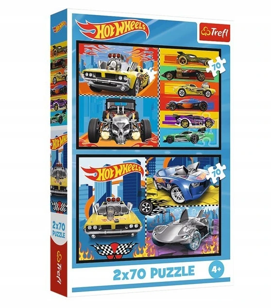 Puzzle Hot Wheels Samochodziki Trefl 34442