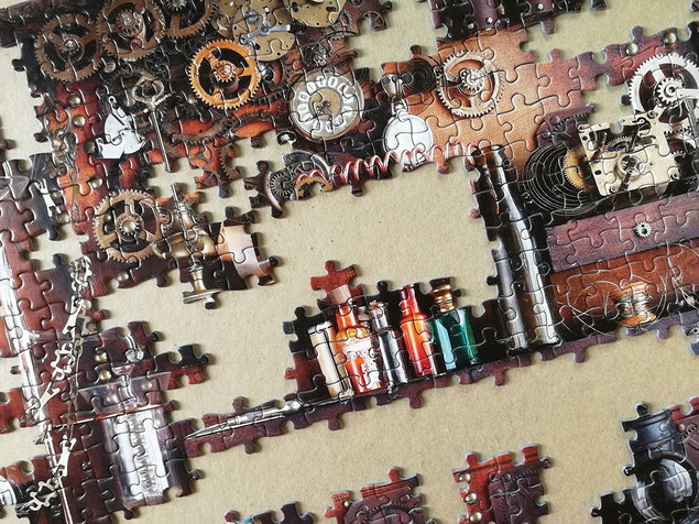 Puzzle Steam Punk 500 elementów Tactic – Fińska Jakość