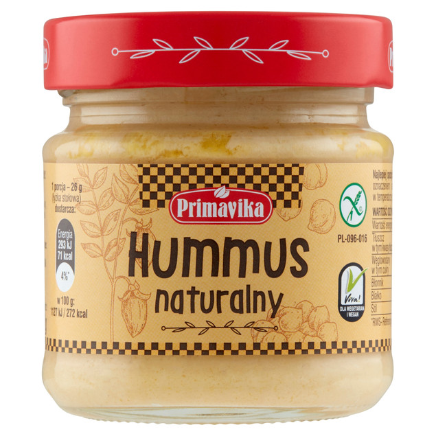 Pasta Primavika Hummus Naturalny 160g