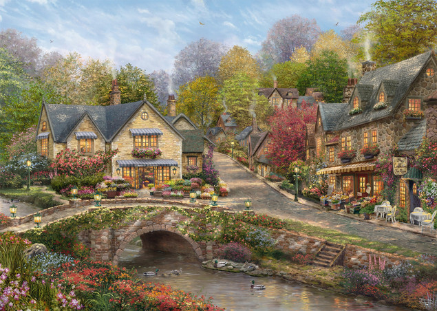 Puzzle 2000 el. Thomas Kinkade Lato Schmidt Premium Quality