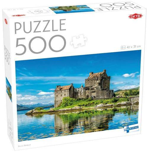 Puzzle Tactic 500 elementów – Malownicze Dornie, Szkocja