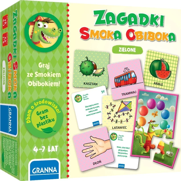 Zielona Gra Zagadki Smoka Obiboka Granna