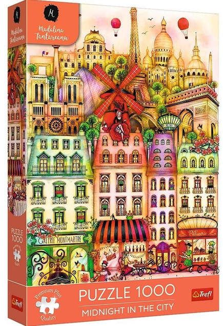 Puzzle 1000 O północy w Paryżu TREFL