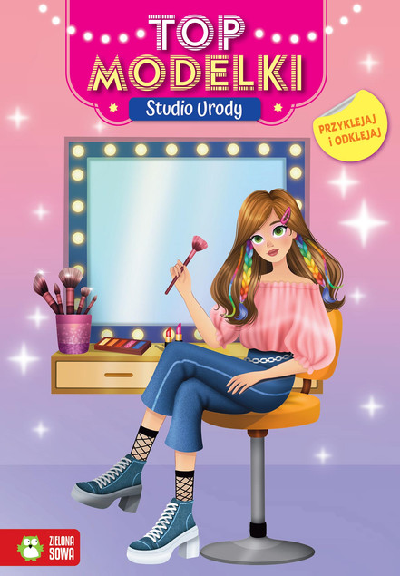 Top modelki. Studio urody. Książka z naklejkami. Katsiaryna Hryk