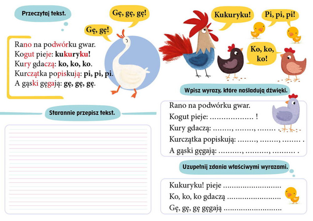Nauka i zabawa. Dzwięki. Zeszyt ćwiczeń