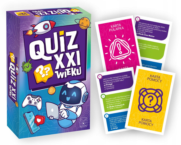 Gra Planszowa Quiz XXI Wieku Kangur – Wiedza i Rozrywka