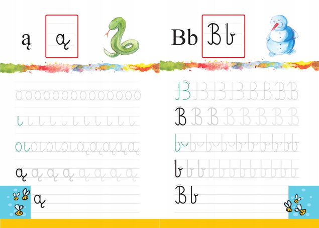 Kaligrafia Litery Zeszyt Ćwiczeń Do Nauki Pisania Klasa 1-3 SBM