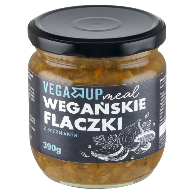 Flaczki Wegańskie z Boczniaków 440g Vega UP
